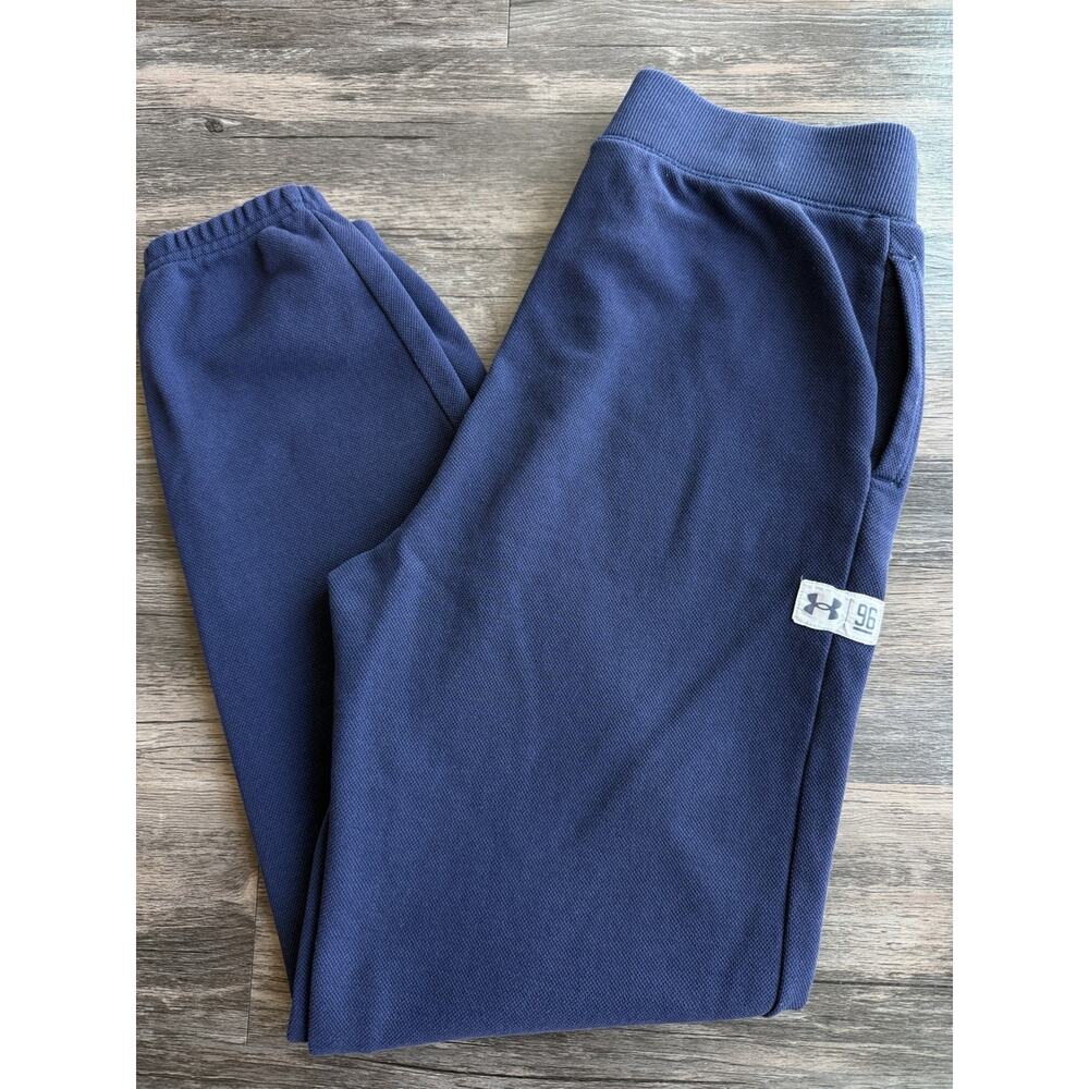 Under Armour Men's Size S Jogger Sweatpants Midnight Navy UA Playback Fleece